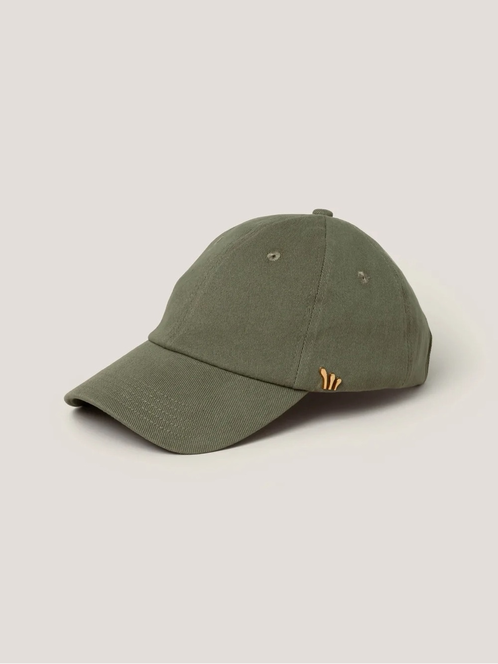 Chord Olive Green Cotton Twill Luxury Baseball Cap